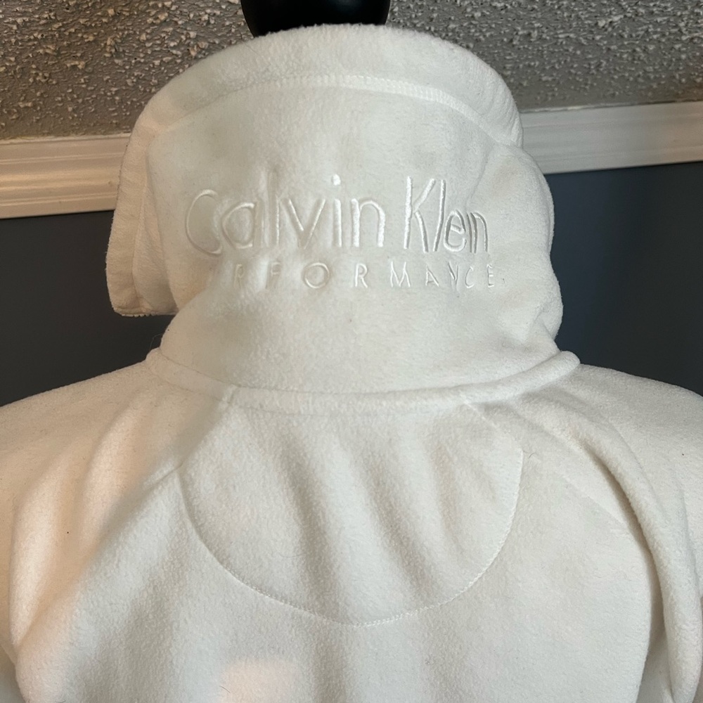 EUC Calvin Klein fleece zip up
